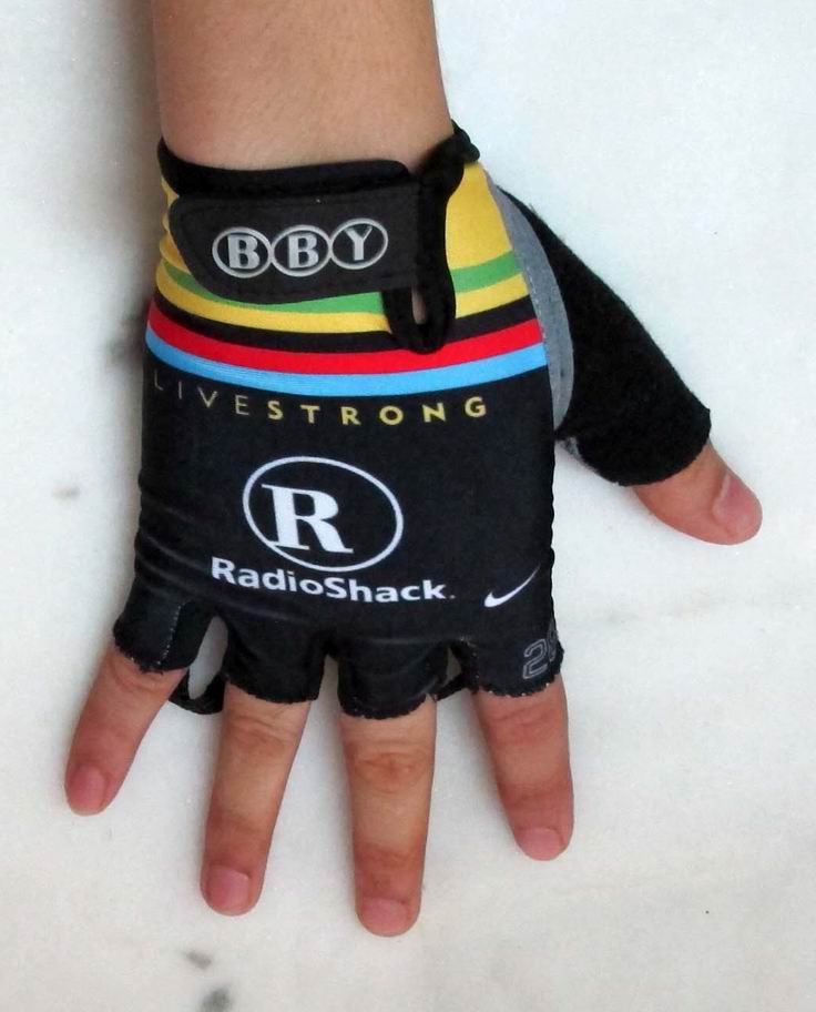 2012 Radioshack Rekawiczki Cycling